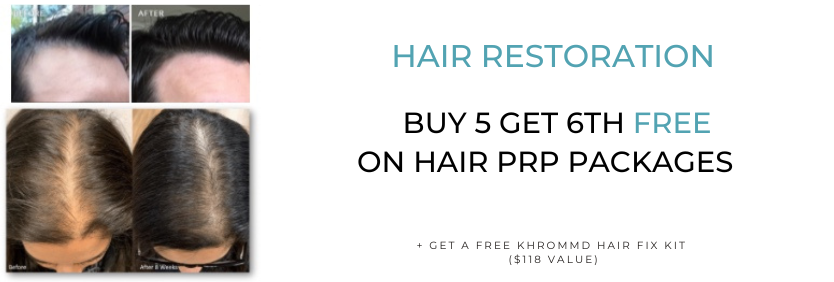 Hair Restoration Special, Special Dermatology Offers, Khrom Medspa & Wellnes